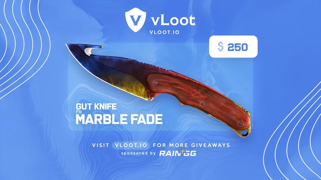  Gut Knife Marble Fade Giveaway